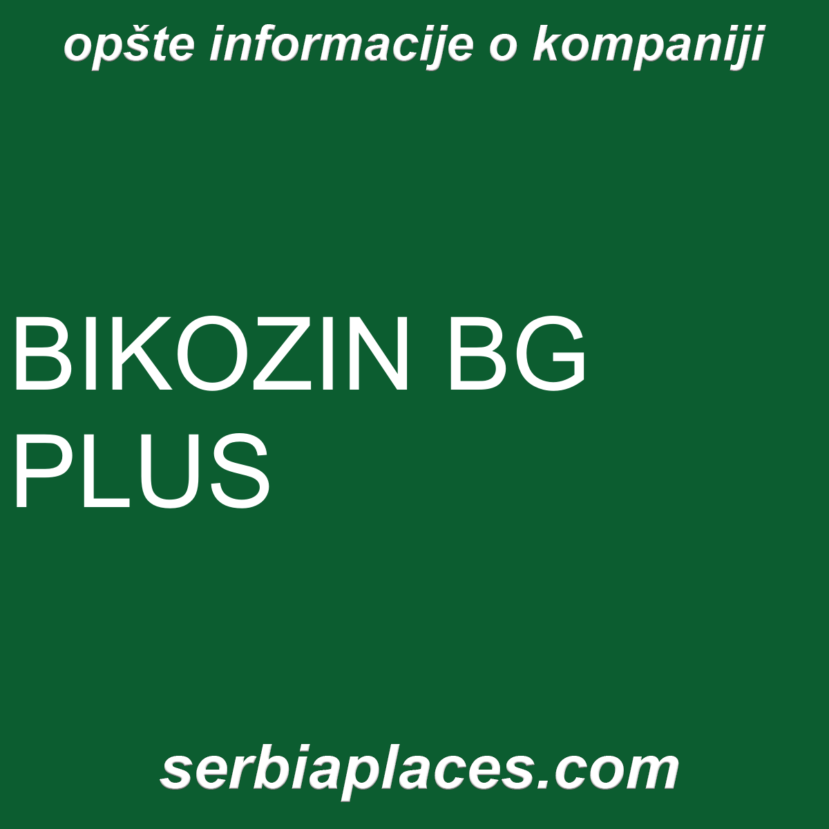 BIKOZIN BG PLUS