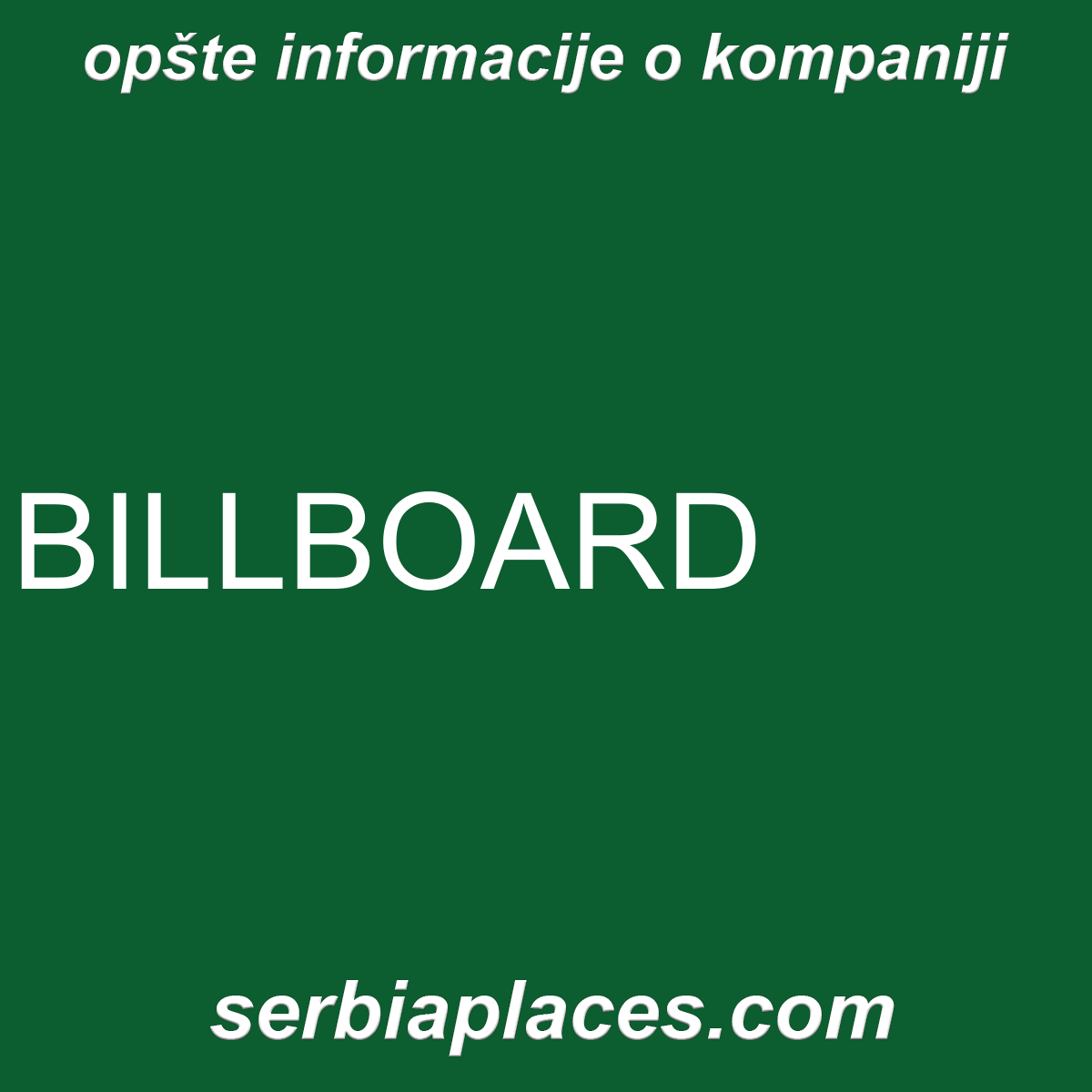 BILLBOARD