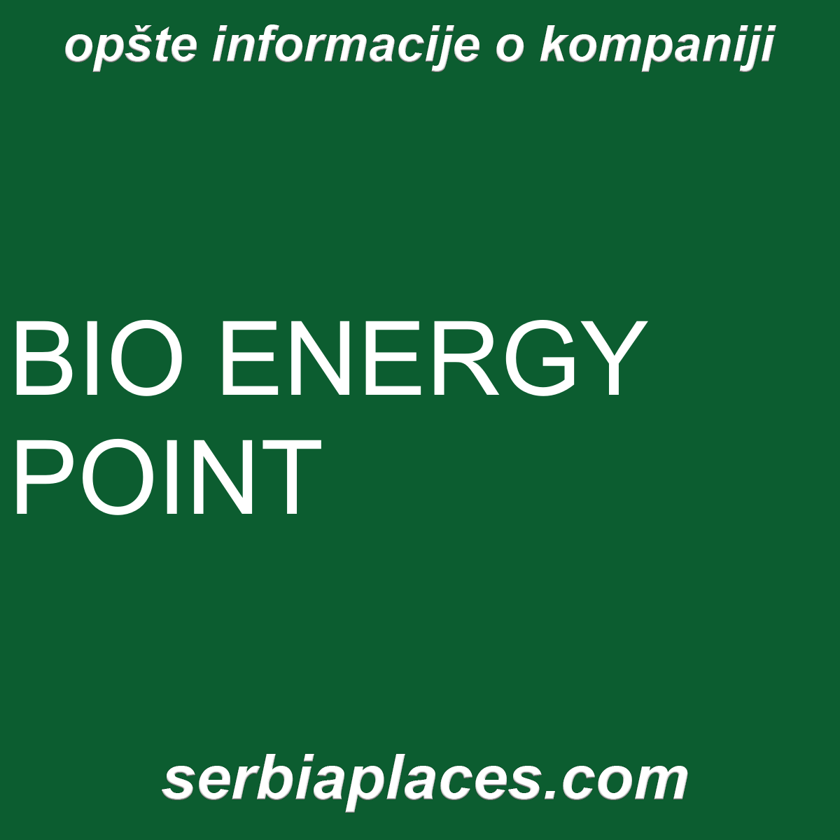 BIO ENERGY POINT