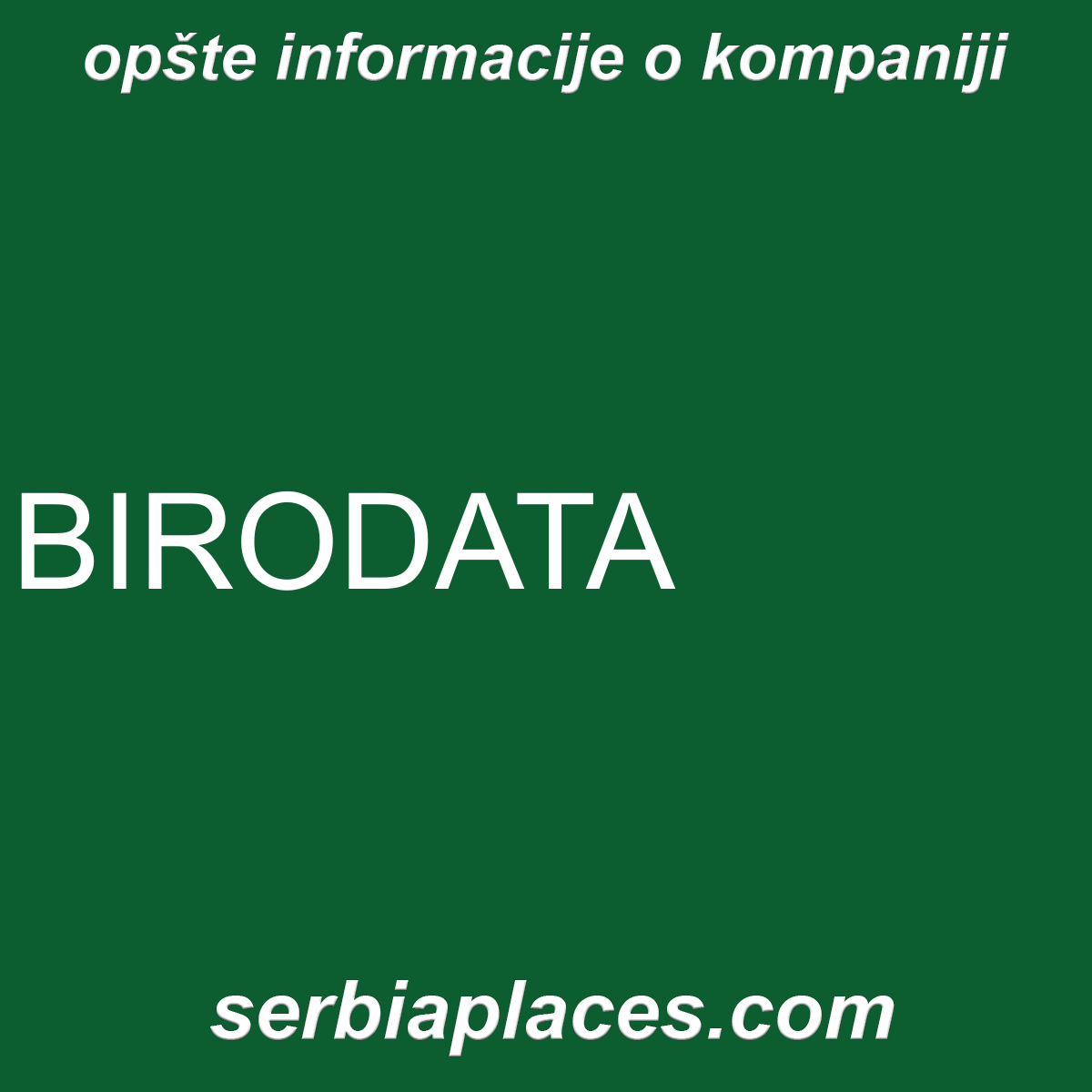 BIRODATA