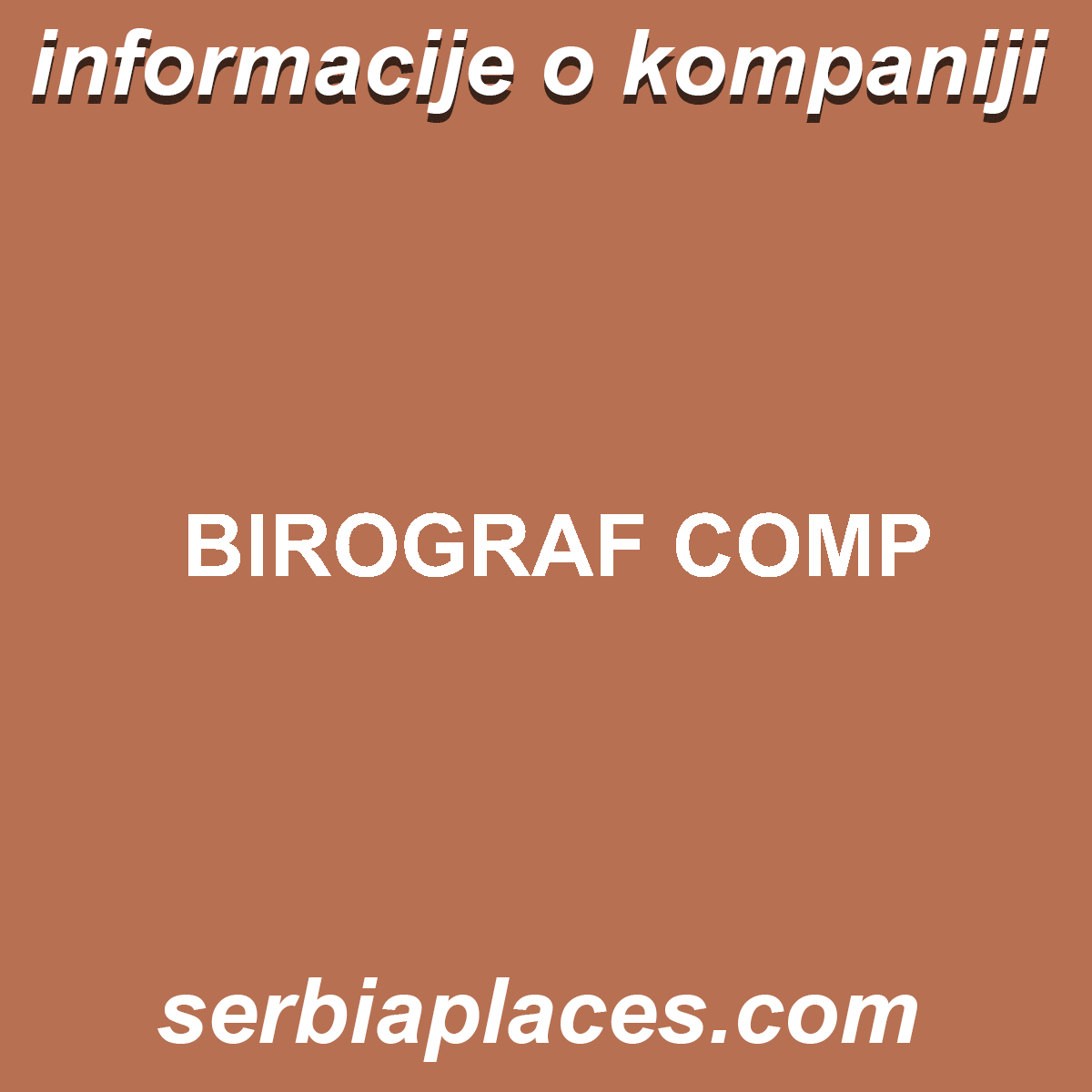BIROGRAF COMP