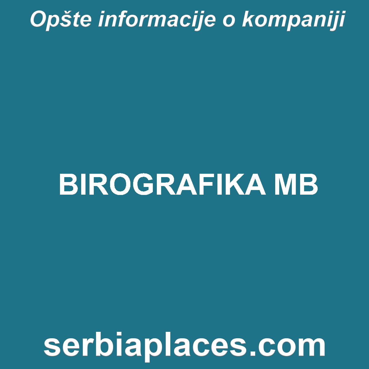 BIROGRAFIKA MB