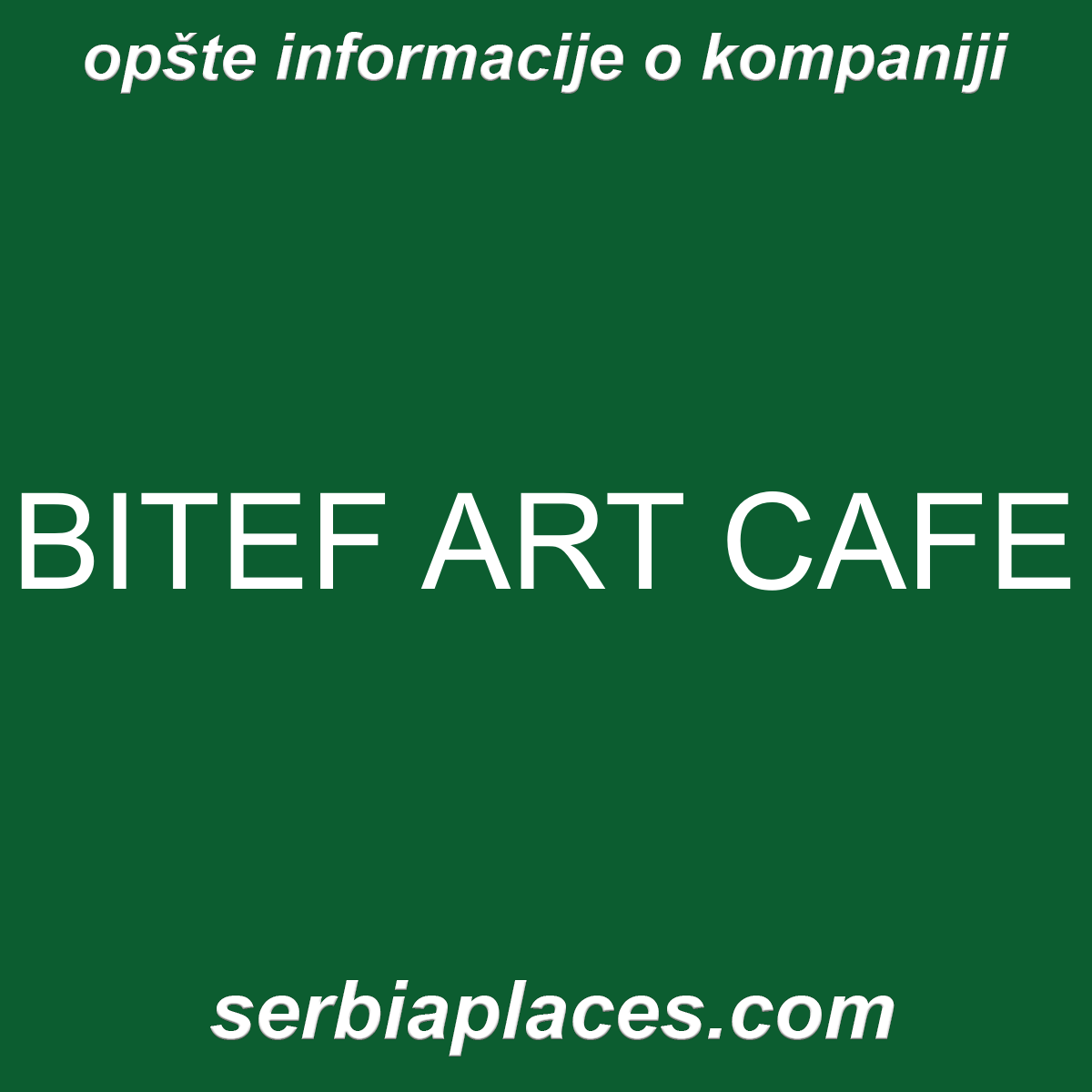 BITEF ART CAFE