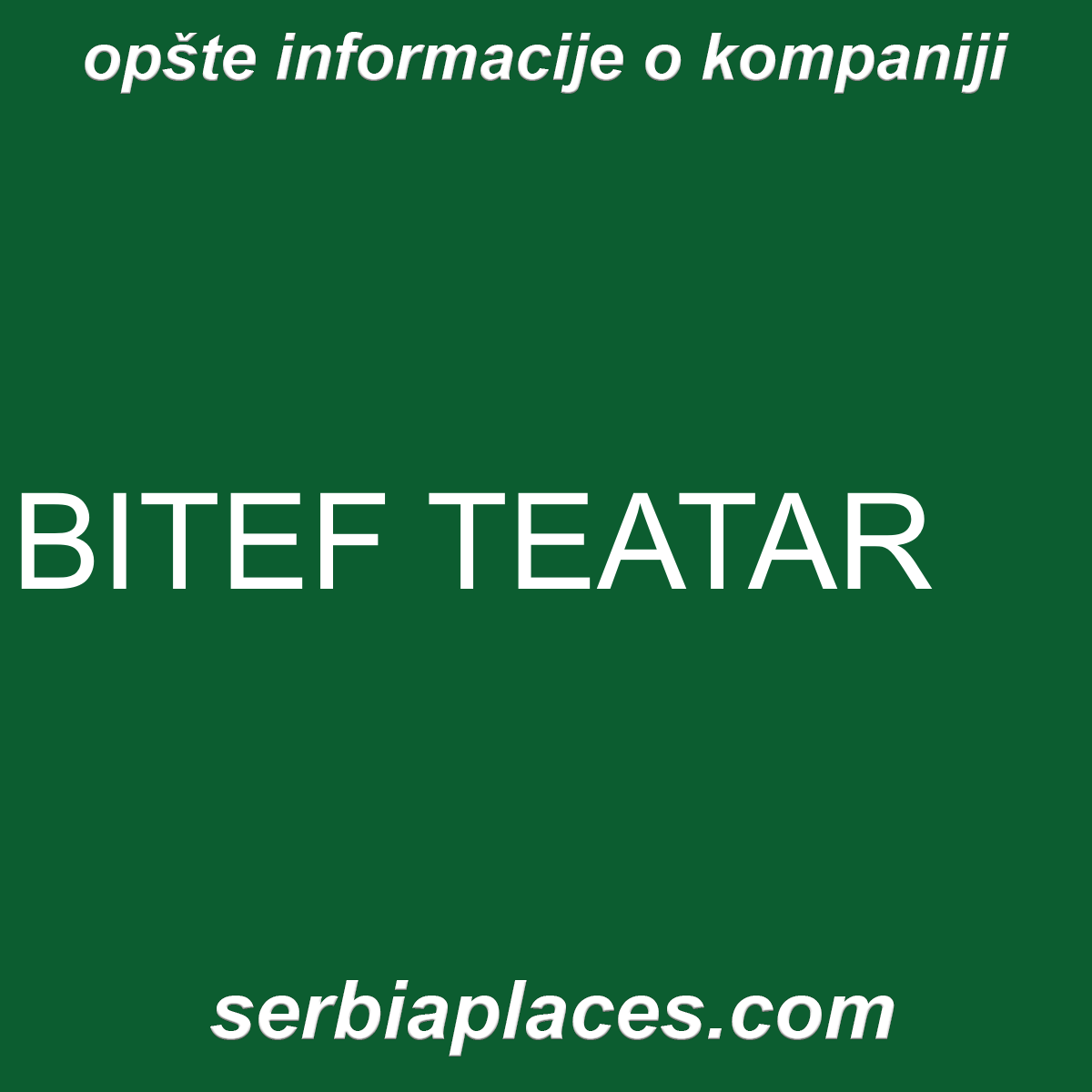 BITEF TEATAR