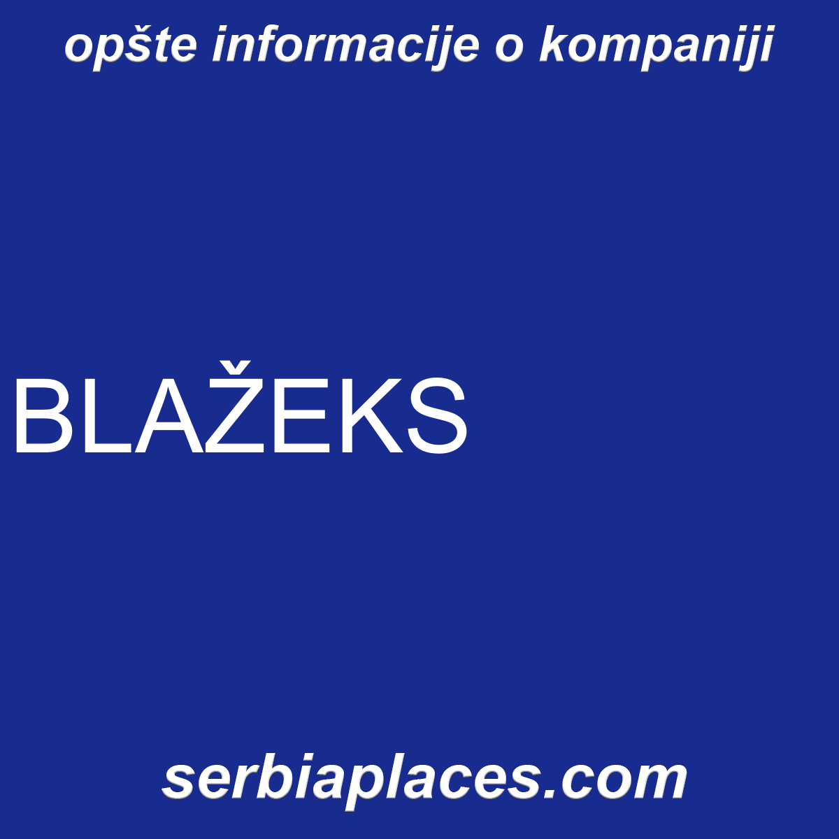 BLAŽEKS