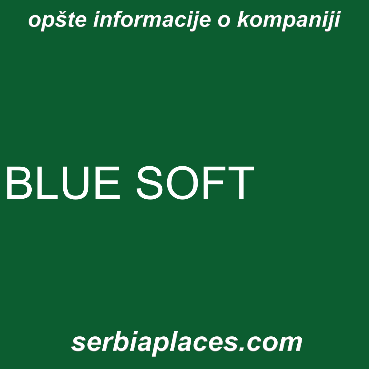 BLUE SOFT
