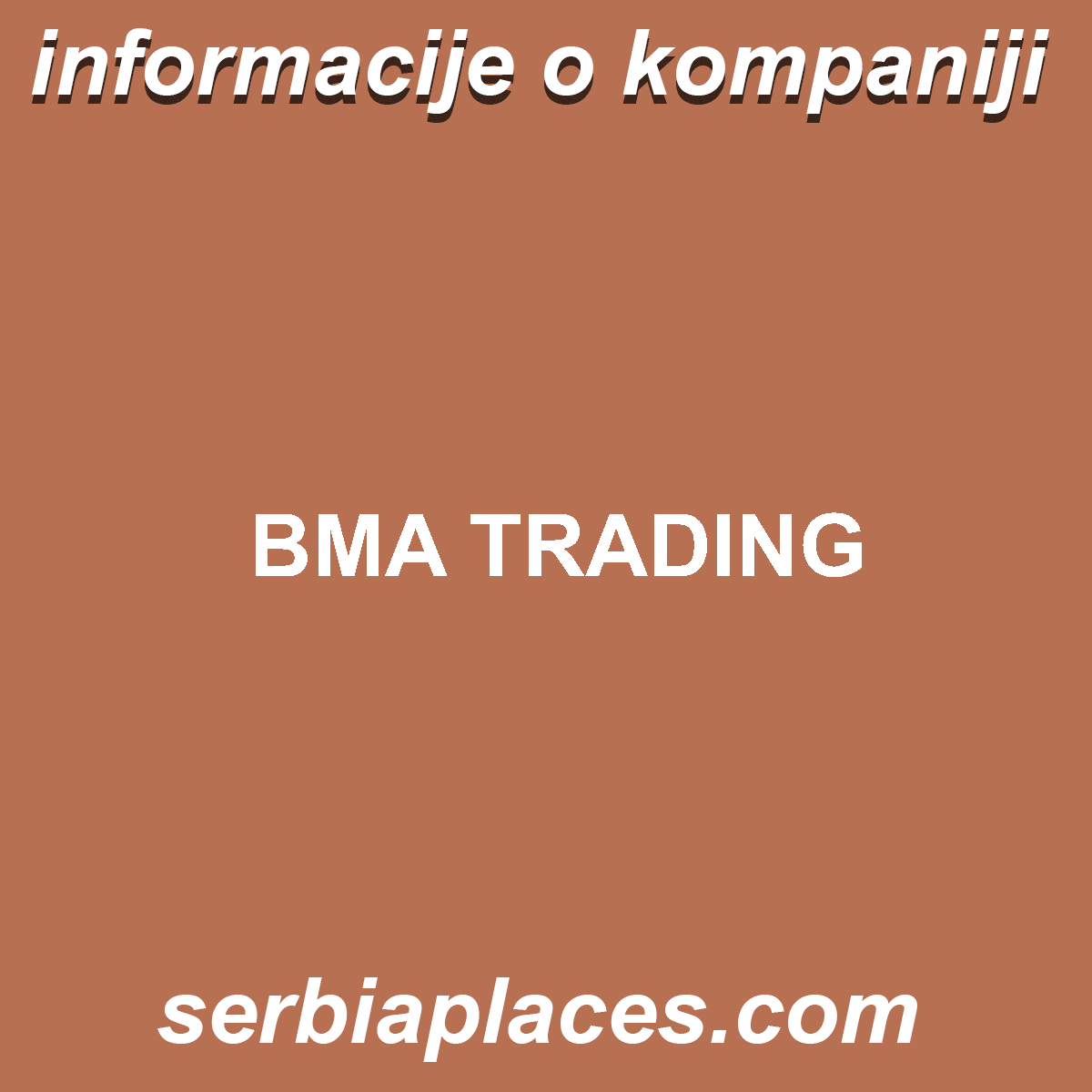 BMA TRADING