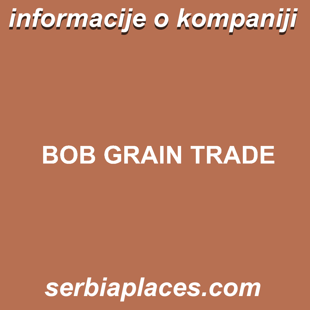 BOB GRAIN TRADE