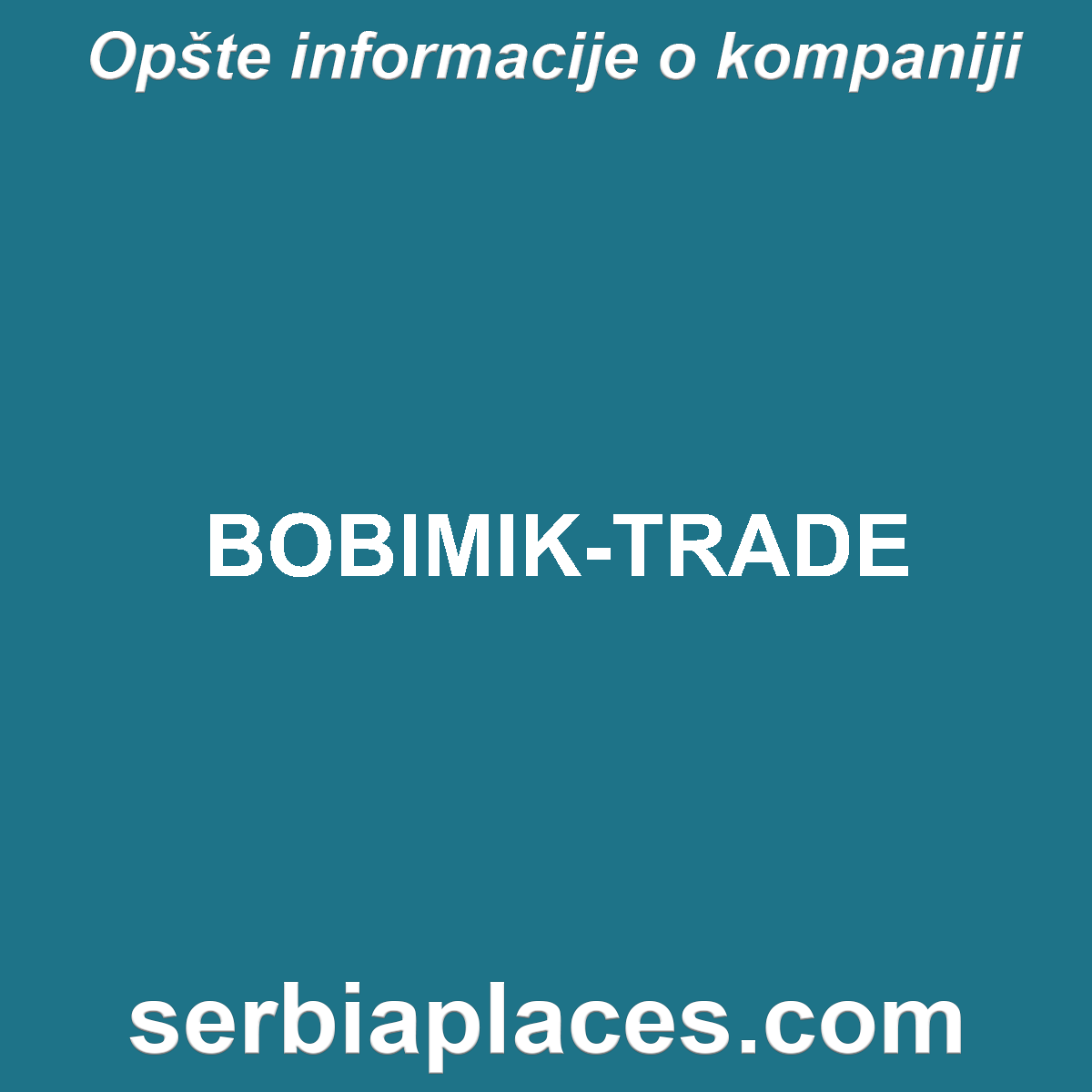 BOBIMIK-TRADE