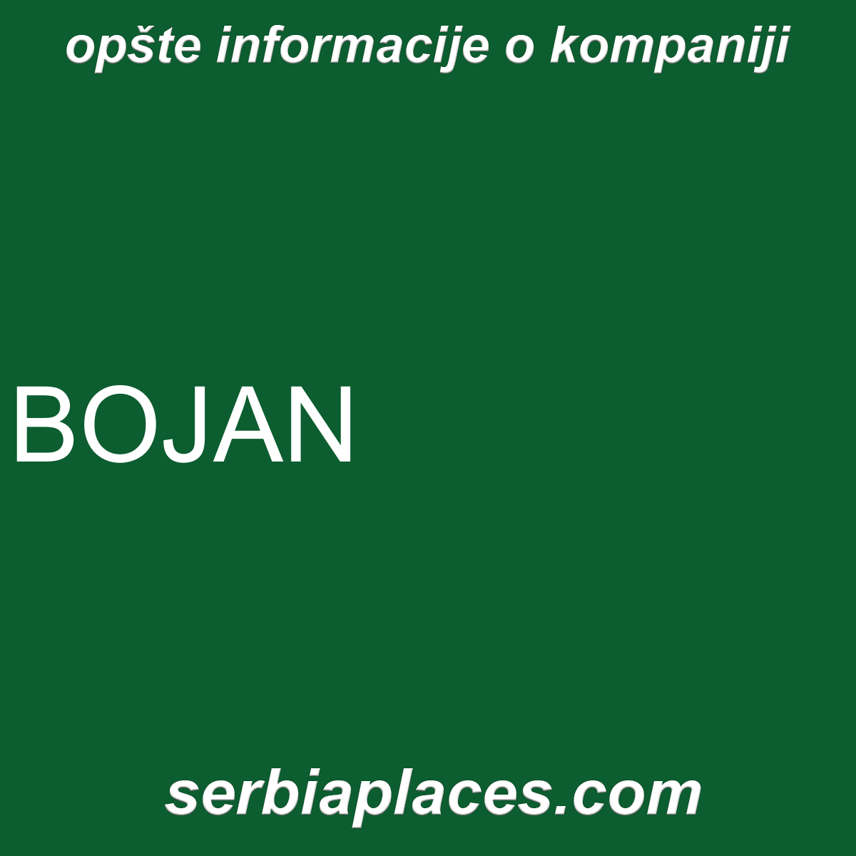 BOJAN