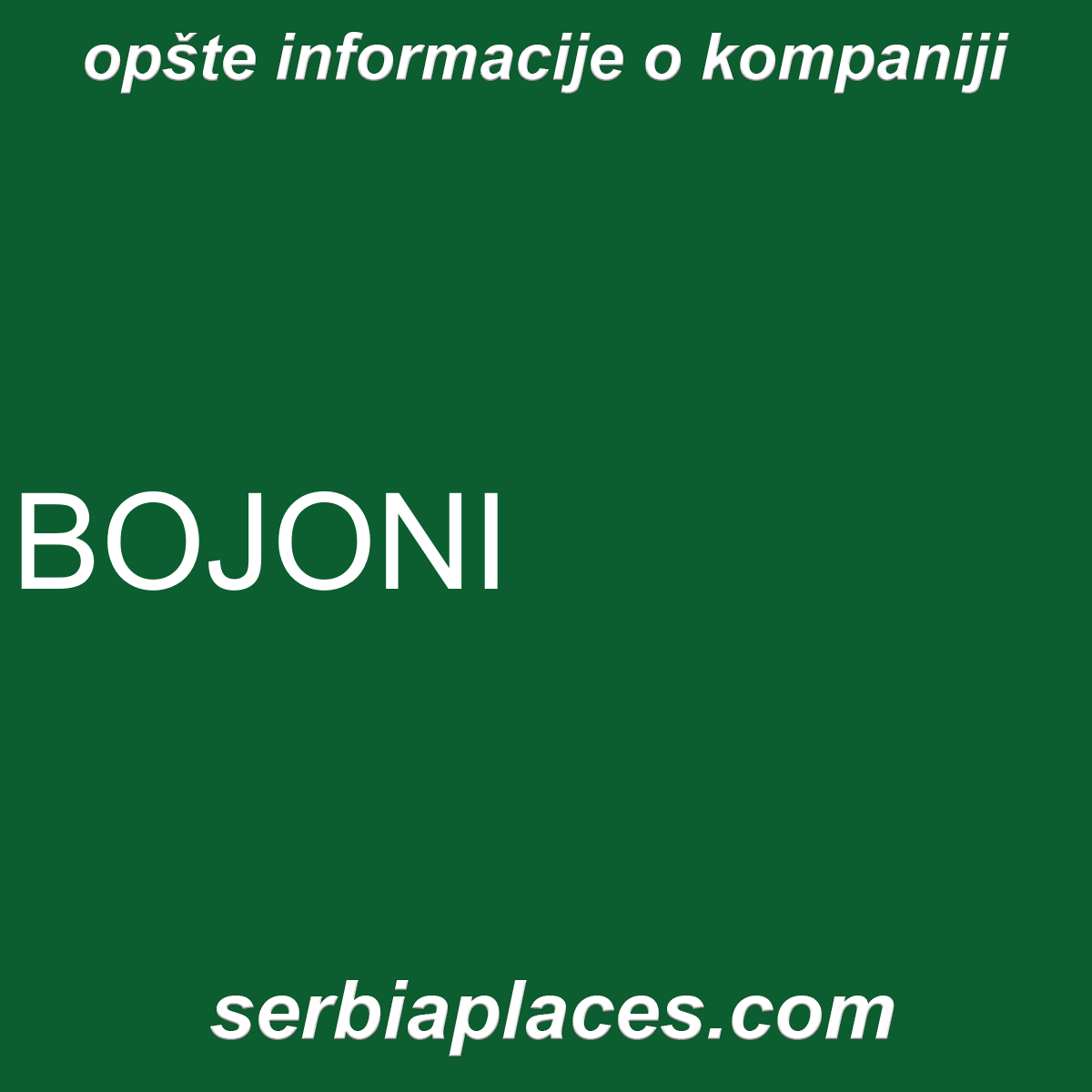 BOJONI