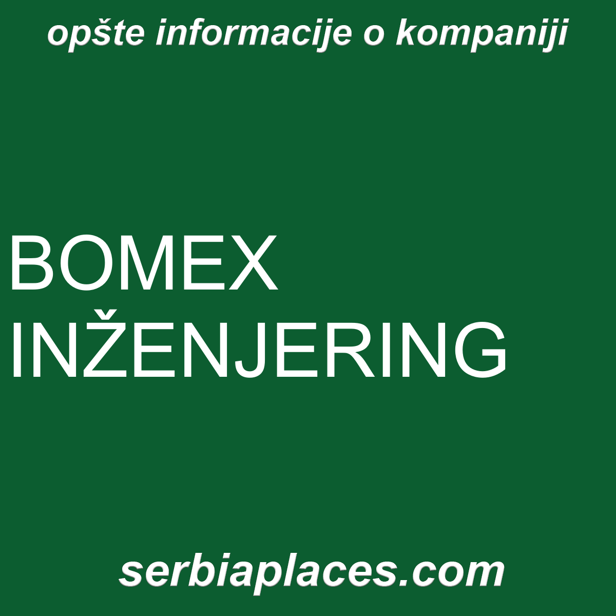 BOMEX INŽENJERING