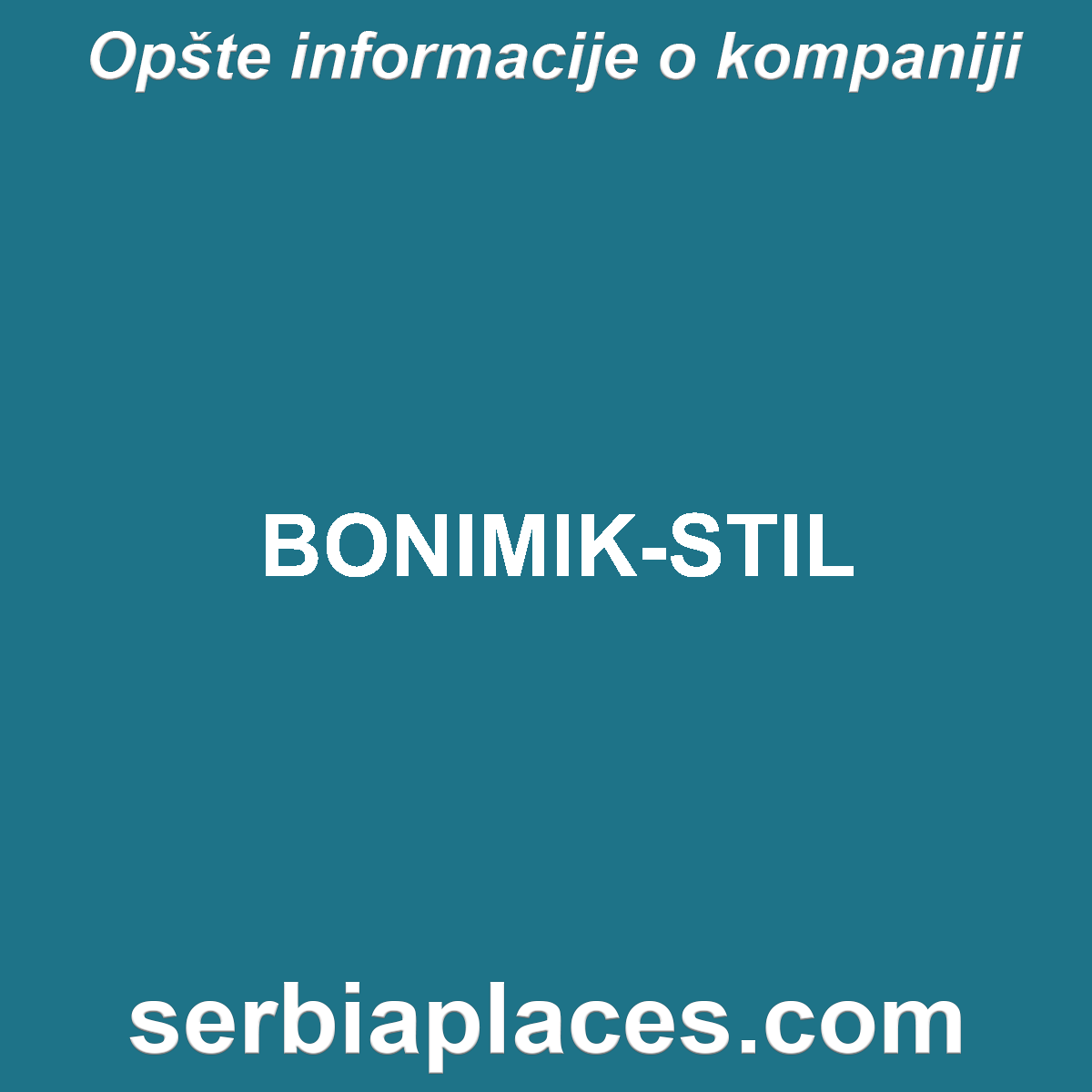 BONIMIK-STIL