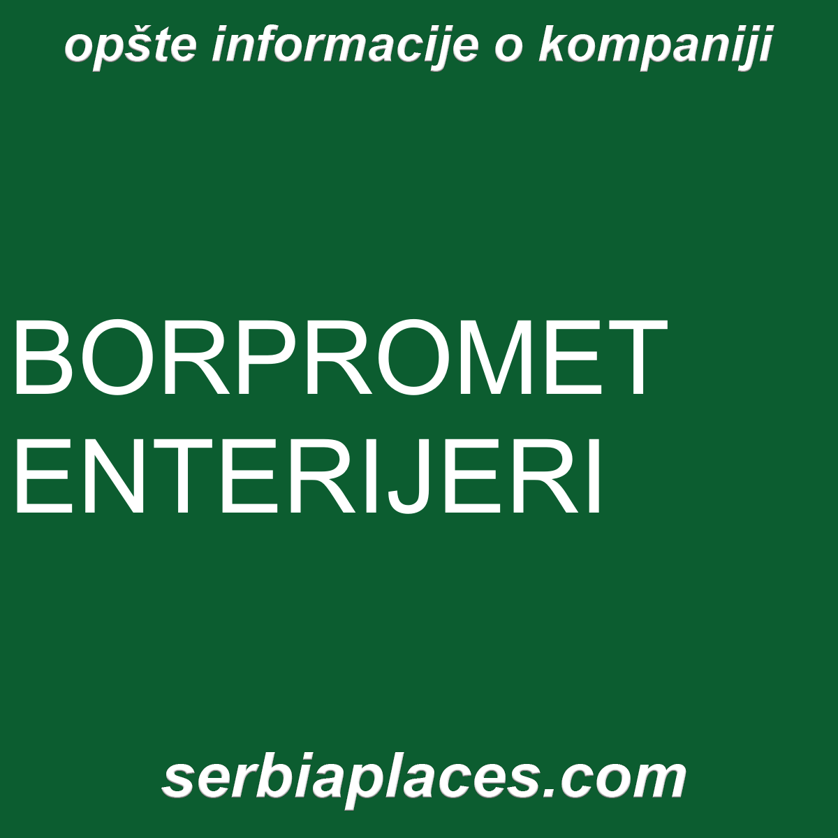 BORPROMET ENTERIJERI