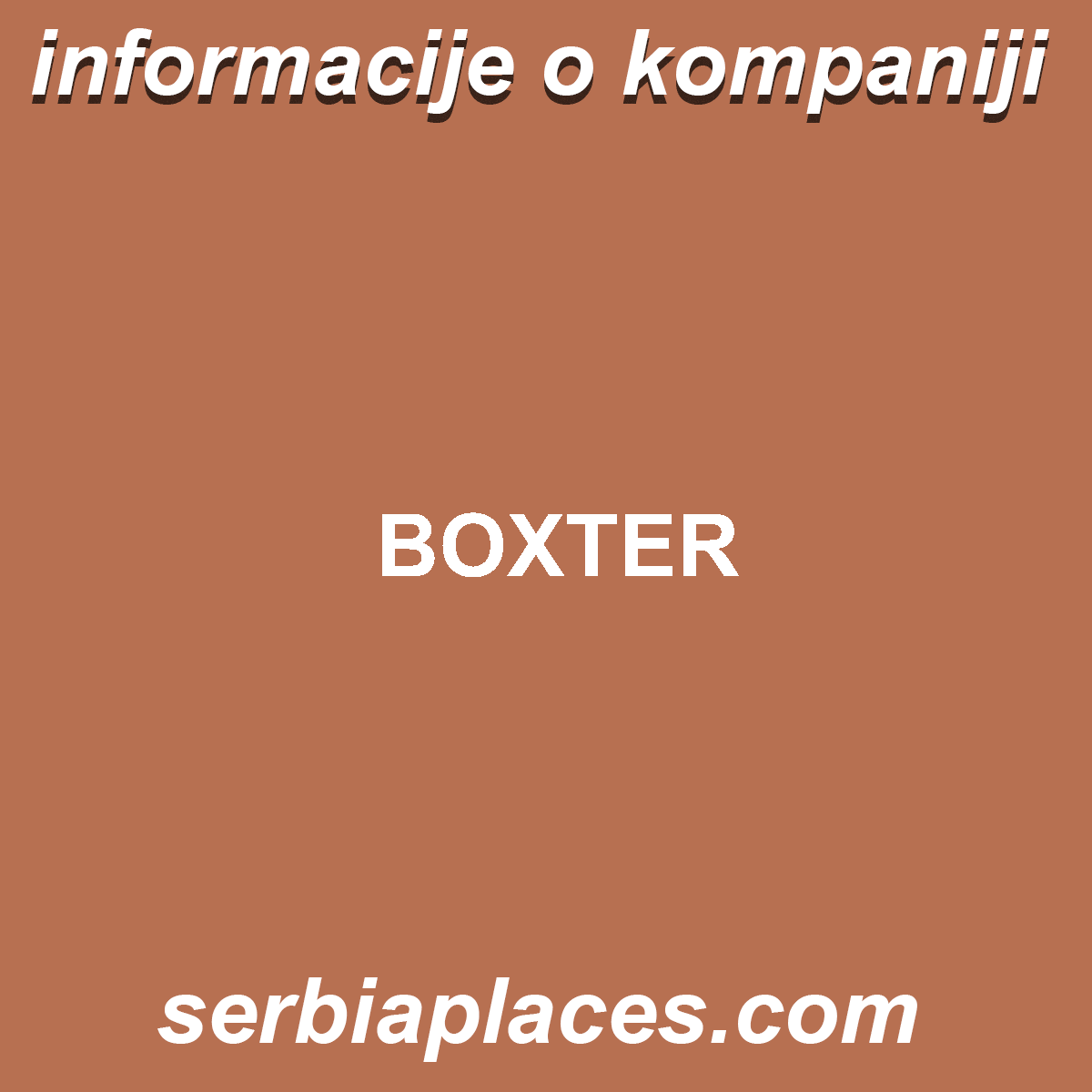 BOXTER