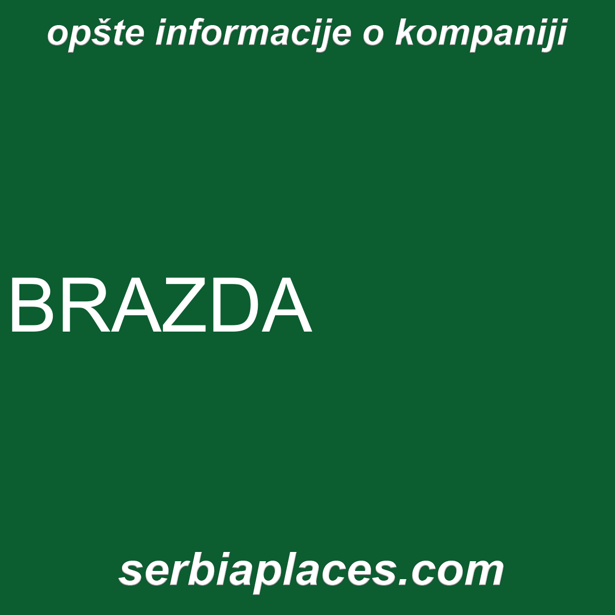 BRAZDA