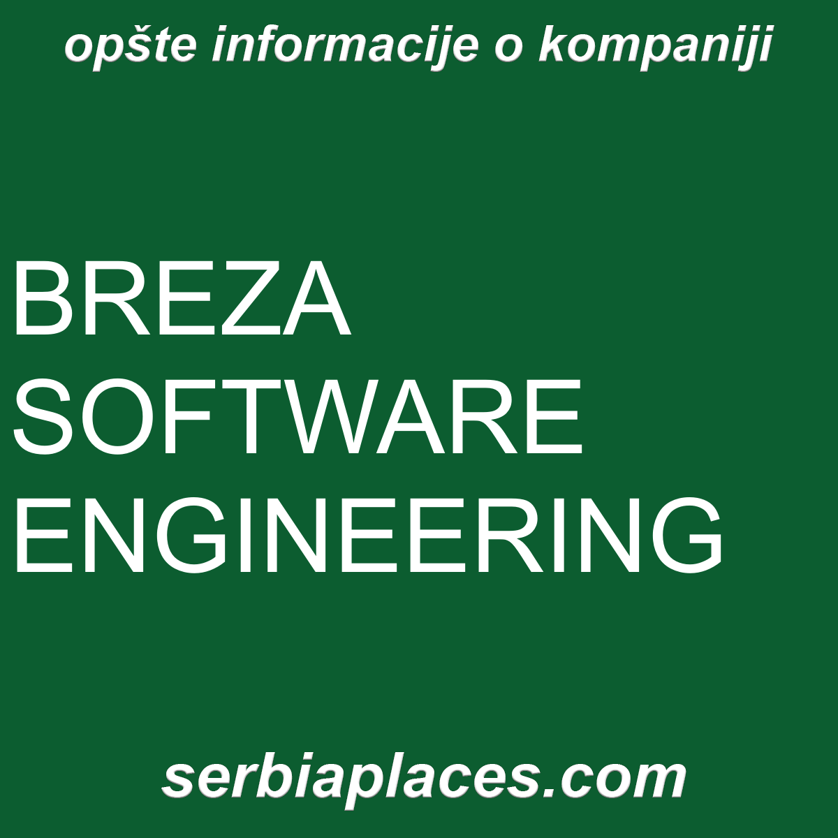 BREZA SOFTWARE ENGINEERING