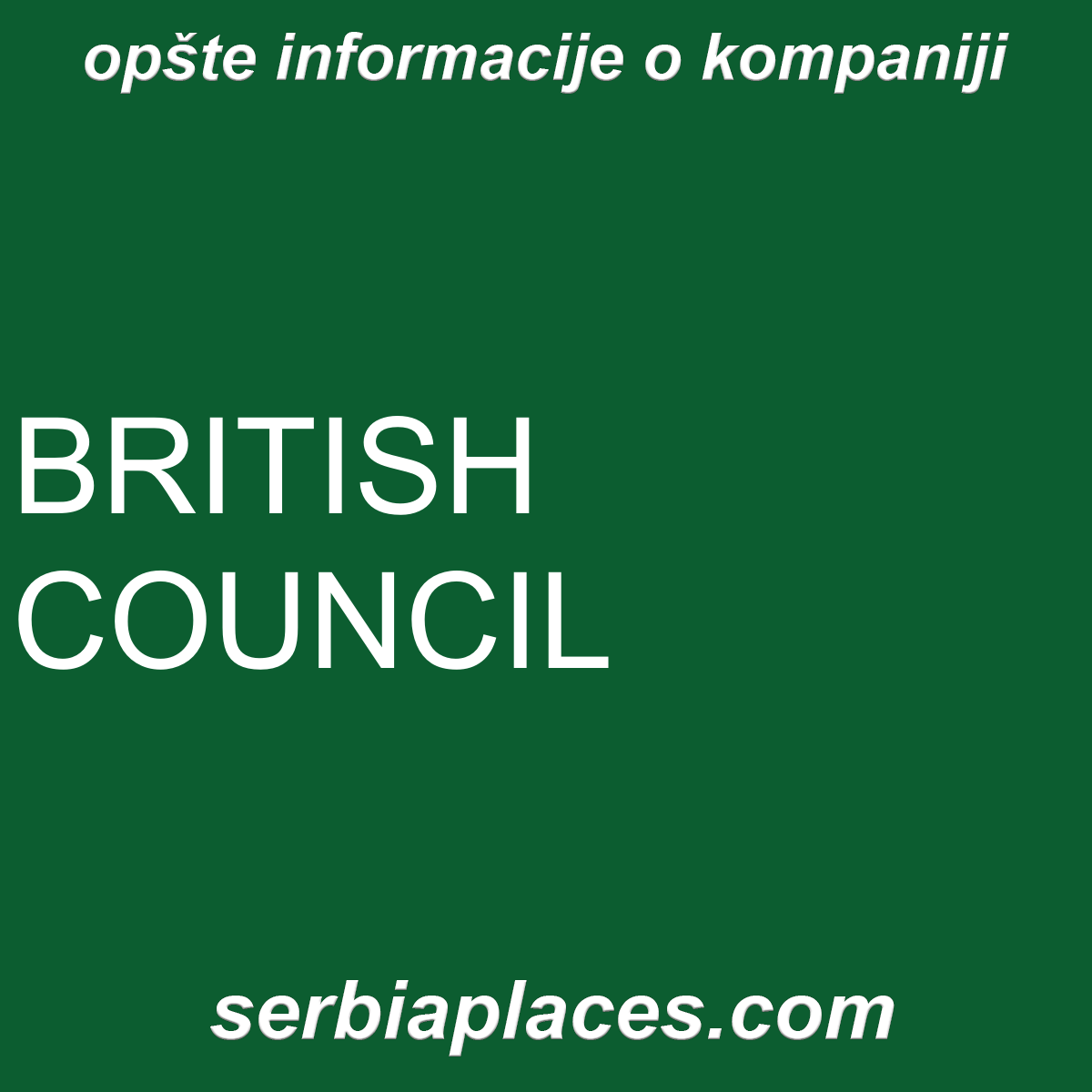 BRITISH COUNCIL