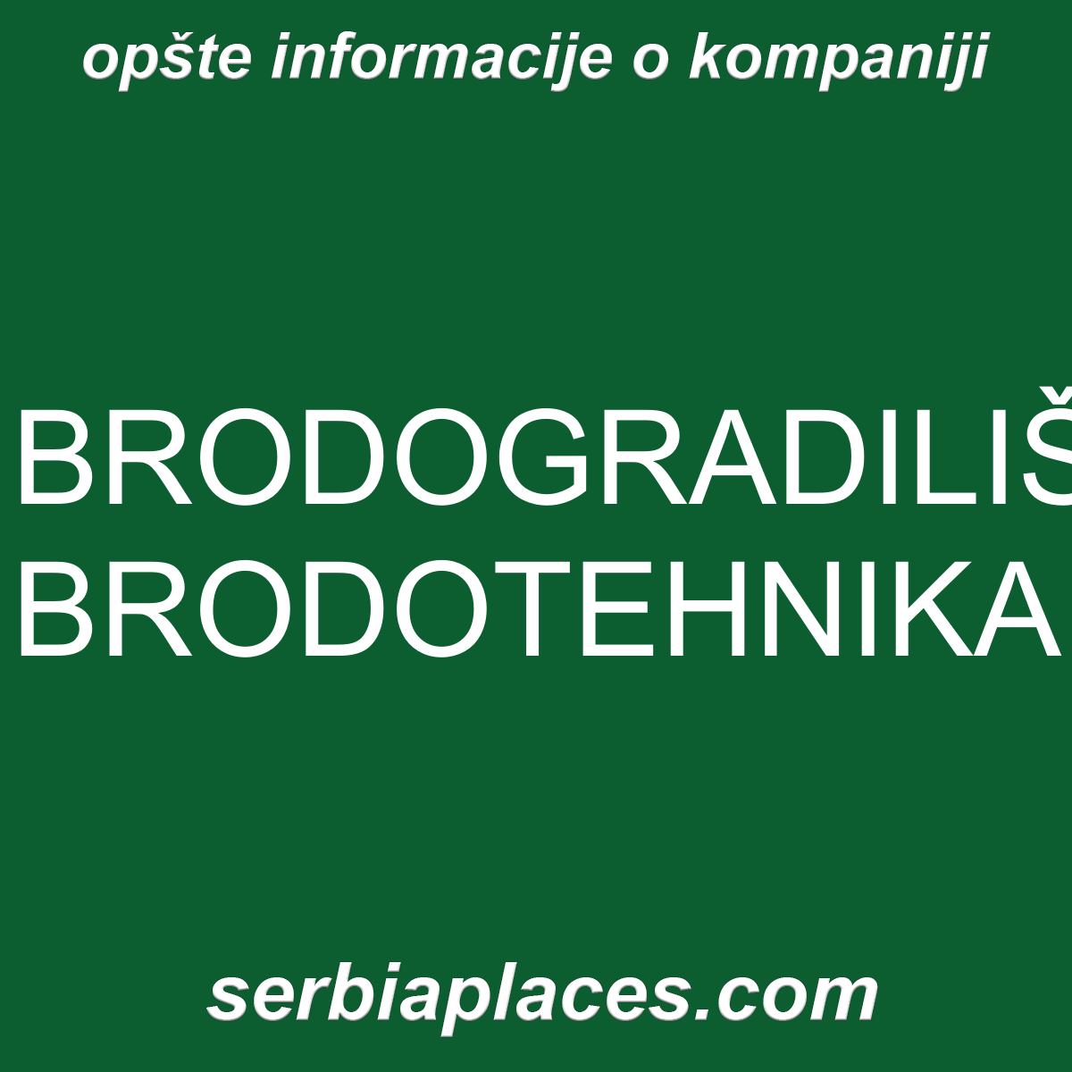 BRODOGRADILIŠTE-BRODOTEHNIKA