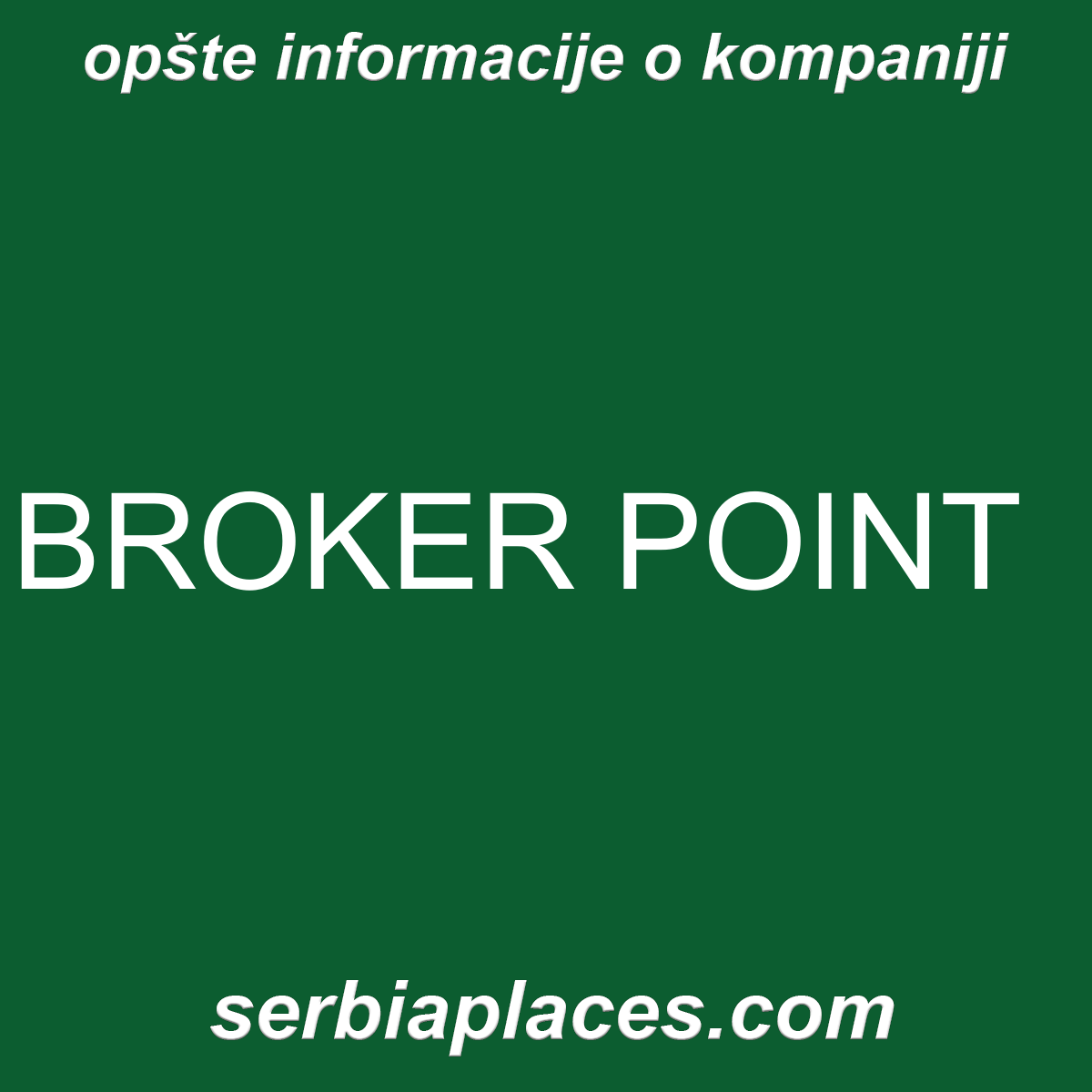 BROKER POINT