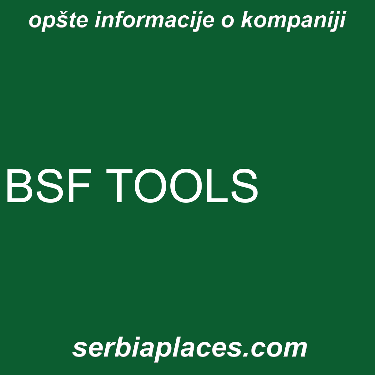 BSF TOOLS