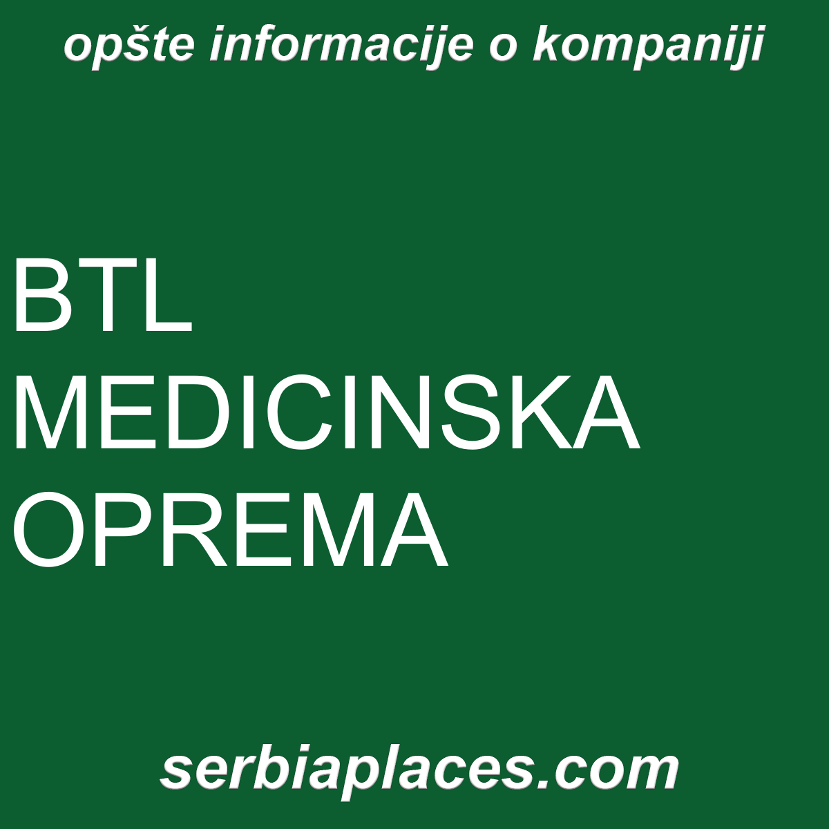 BTL MEDICINSKA OPREMA
