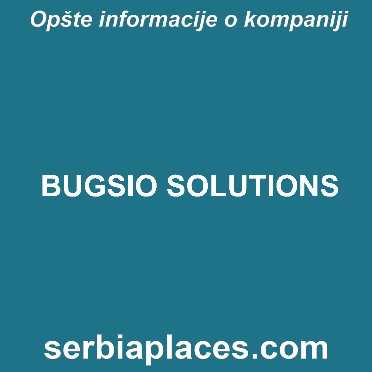 BUGSIO SOLUTIONS