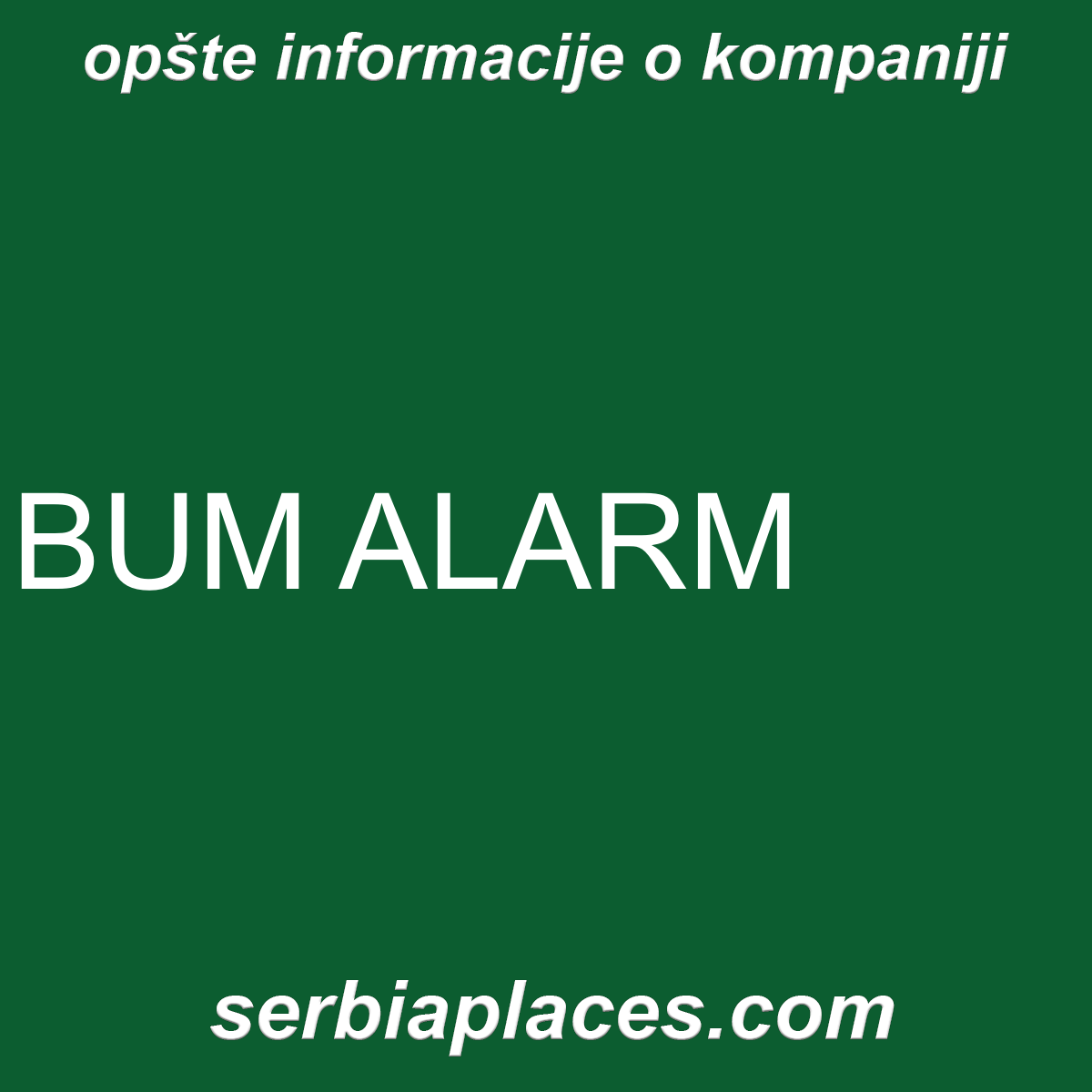 BUM ALARM