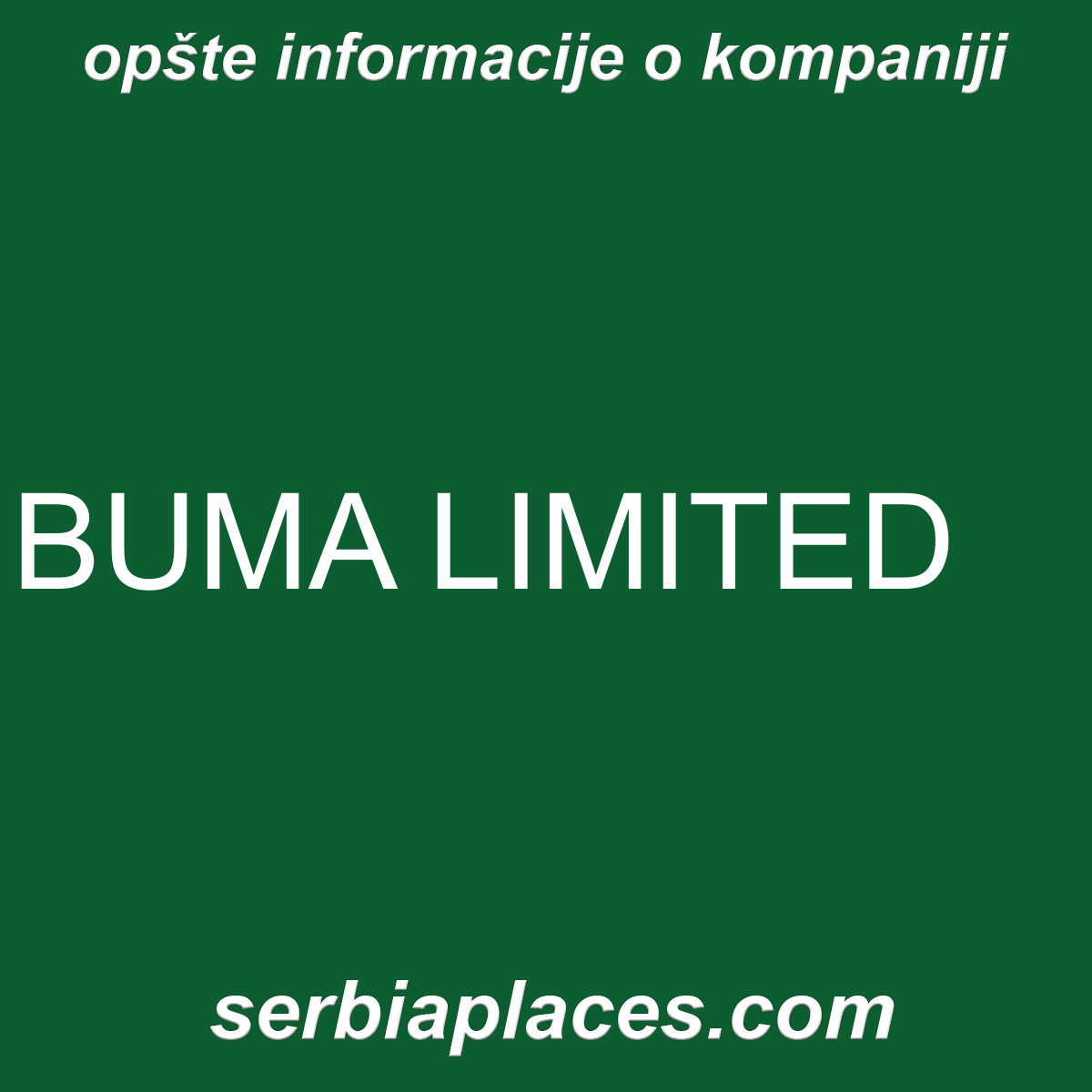 BUMA LIMITED