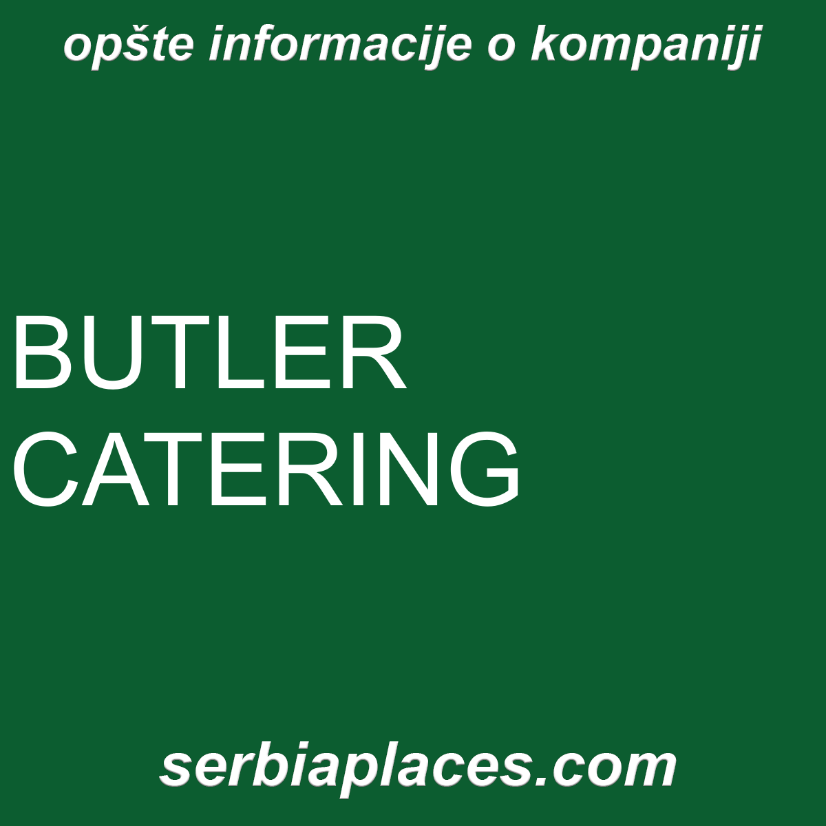 BUTLER CATERING