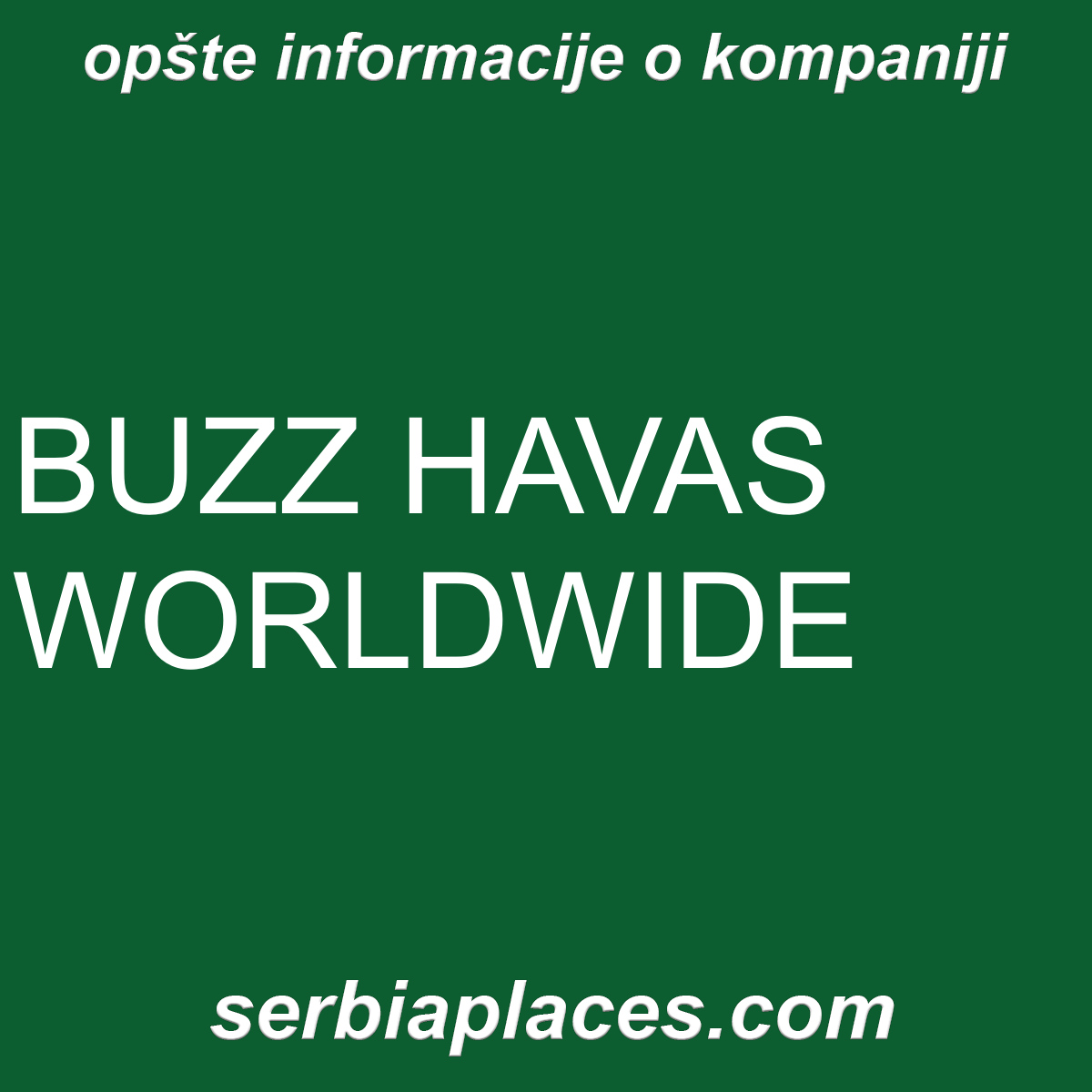 BUZZ HAVAS WORLDWIDE