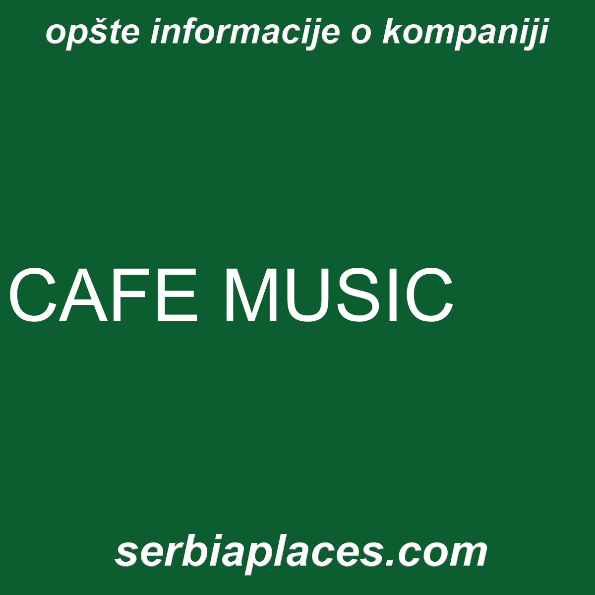 CAFE MUSIC