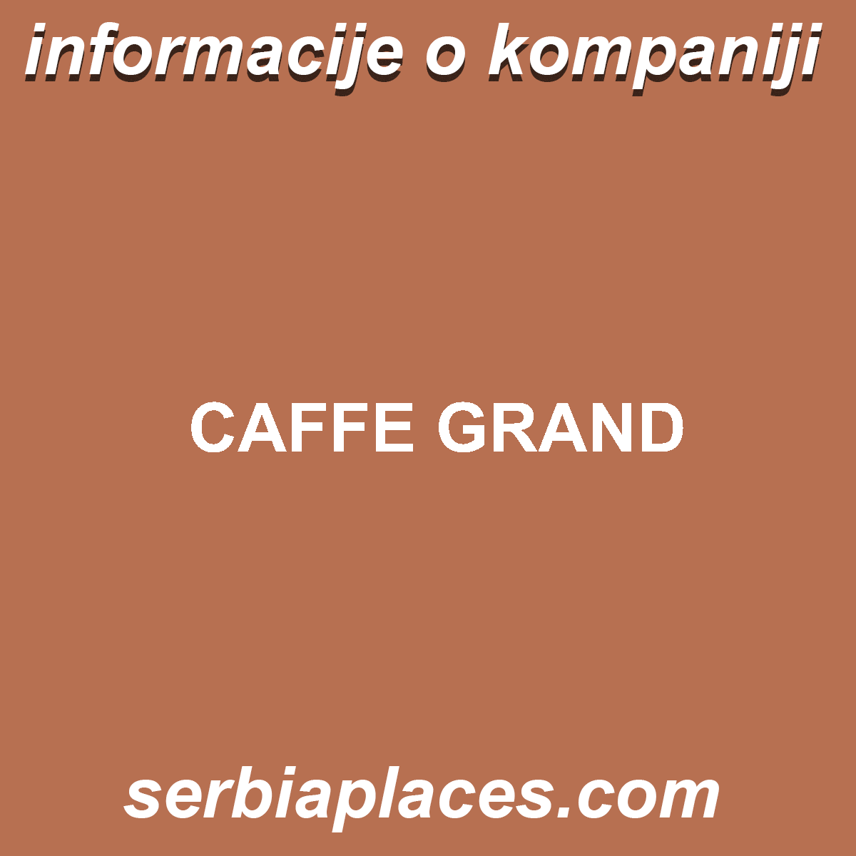 CAFFE GRAND