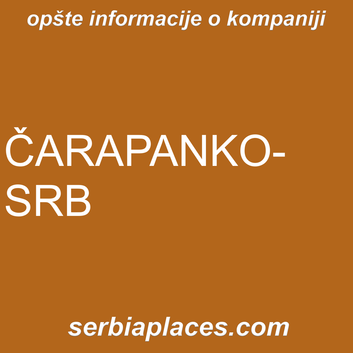 ČARAPANKO-SRB