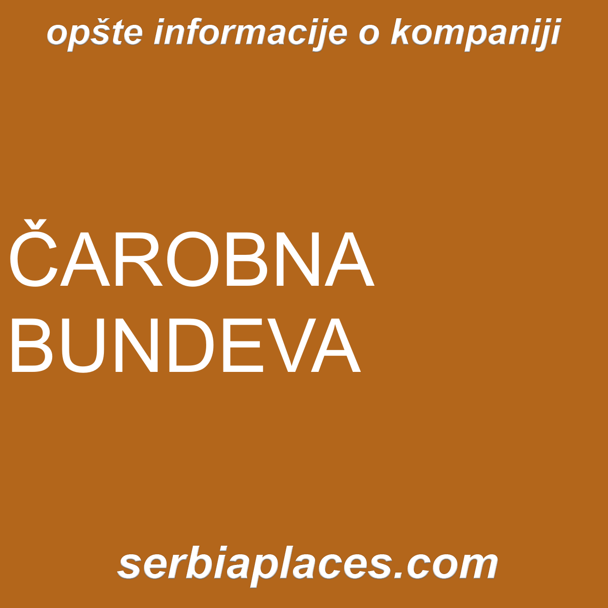 ČAROBNA BUNDEVA