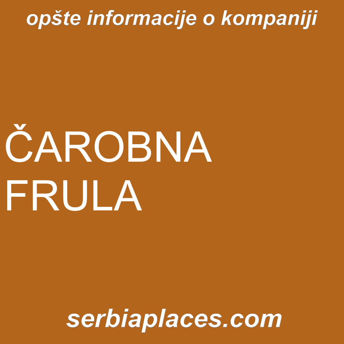 ČAROBNA FRULA