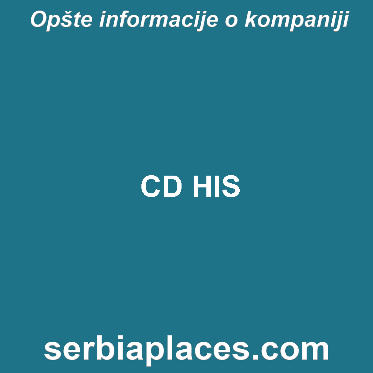 CD HIS