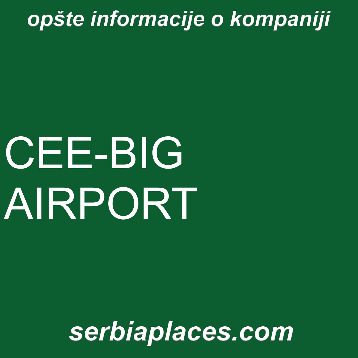 CEE-BIG AIRPORT