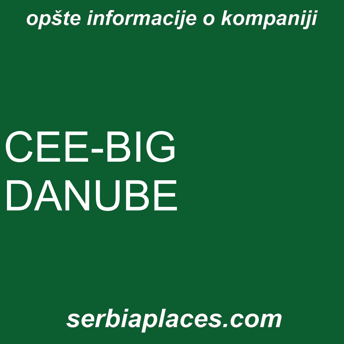 CEE-BIG DANUBE
