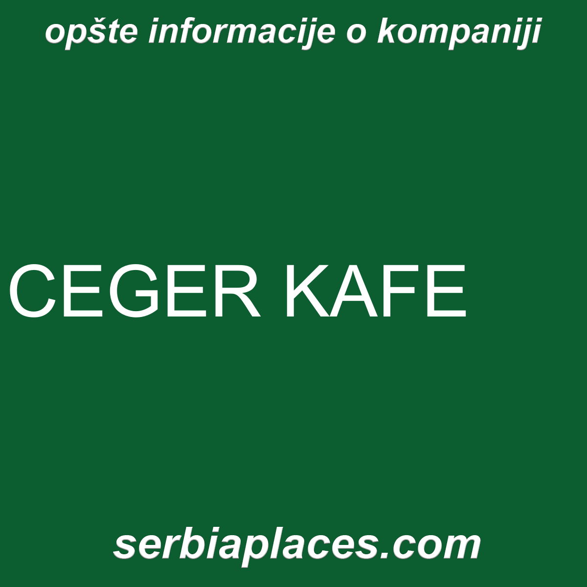 CEGER KAFE