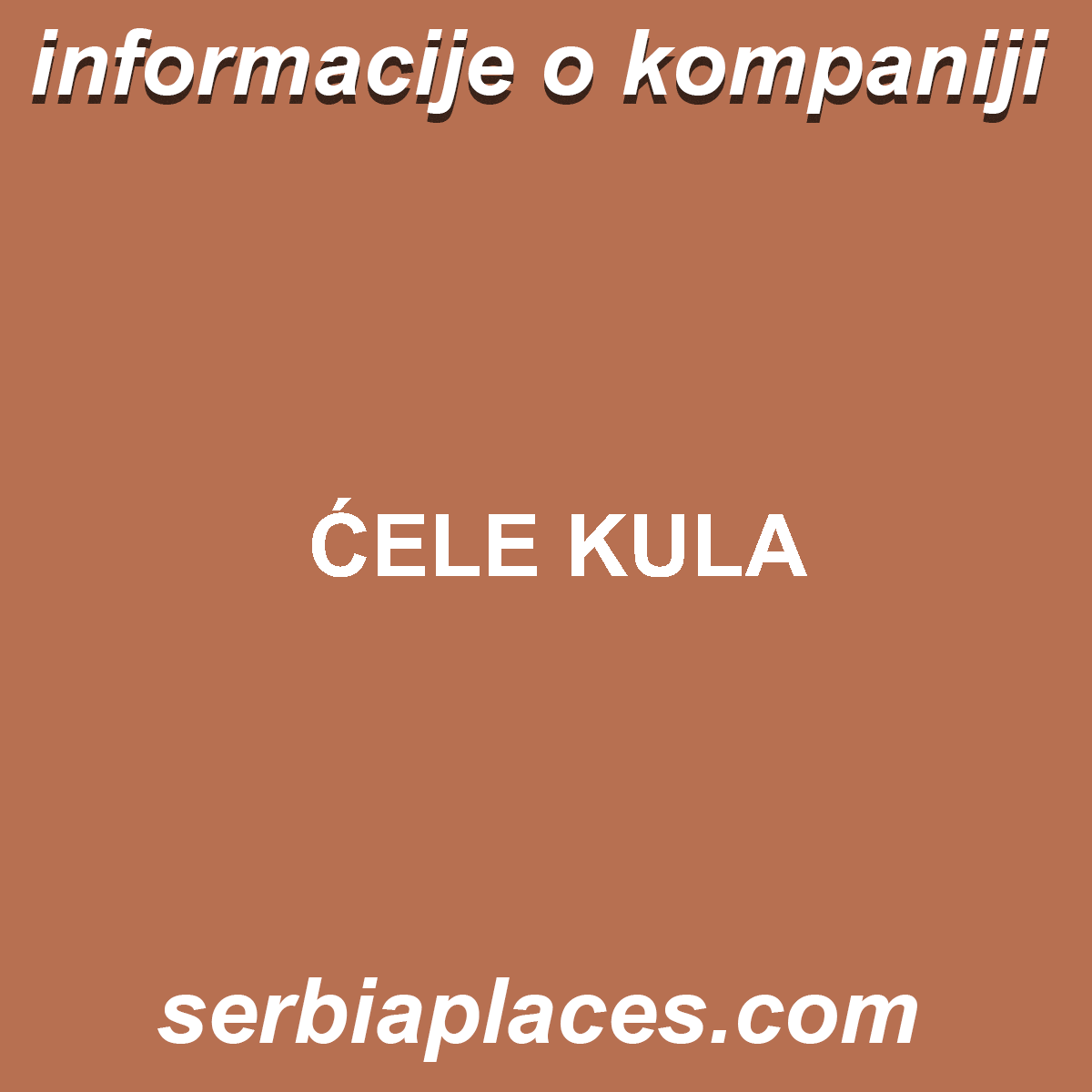 ĆELE KULA