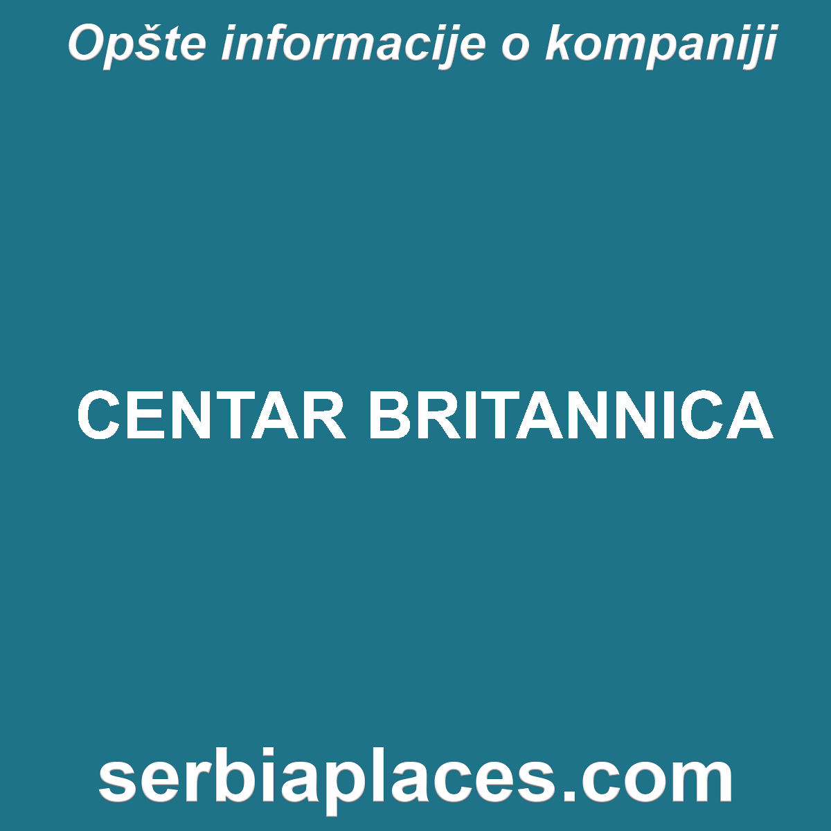CENTAR BRITANNICA