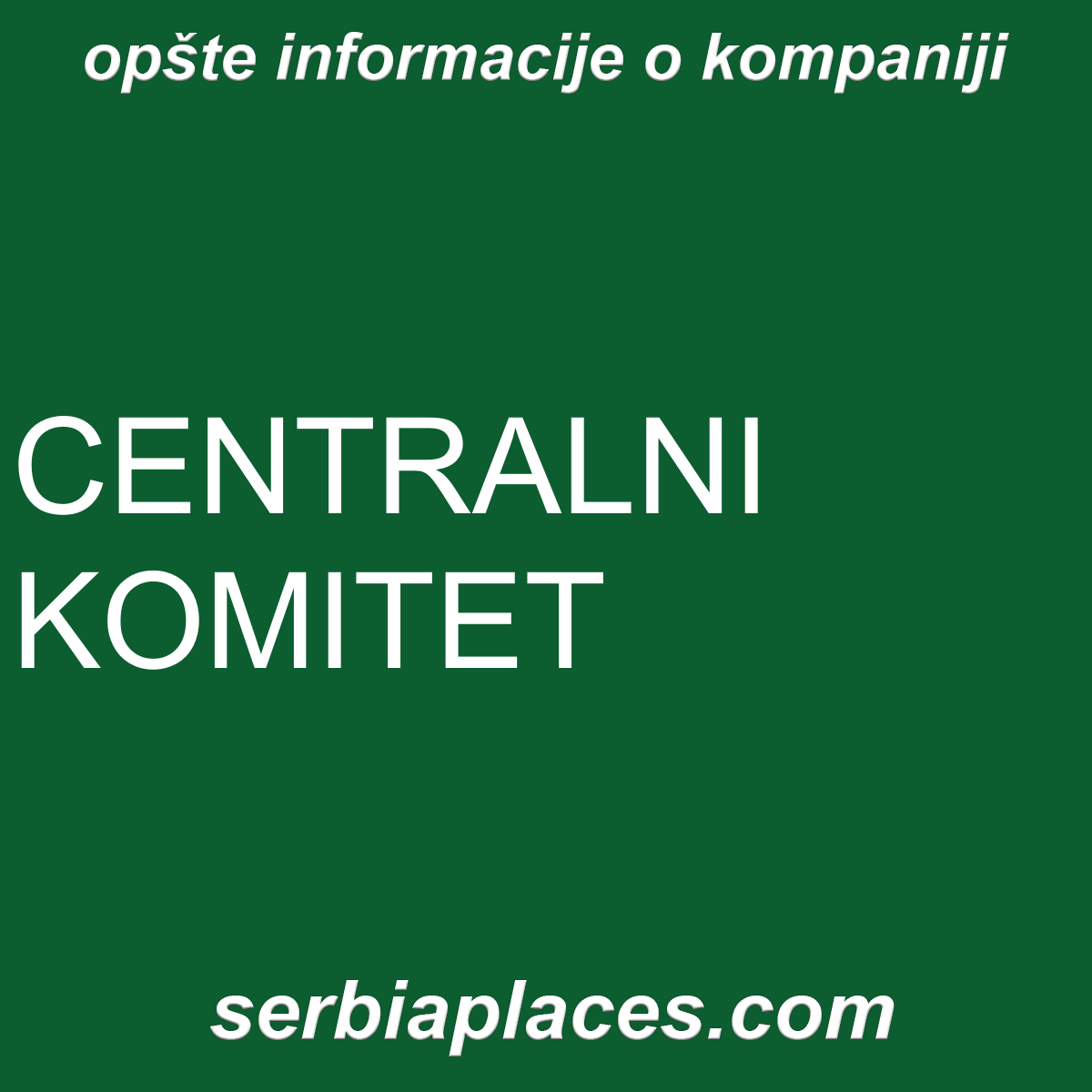CENTRALNI KOMITET