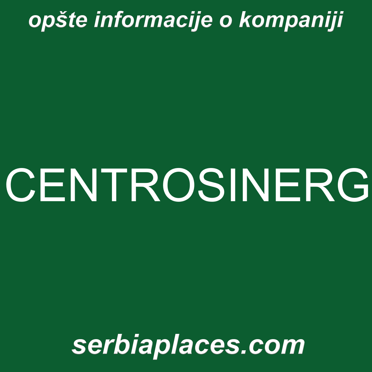 CENTROSINERGIJA