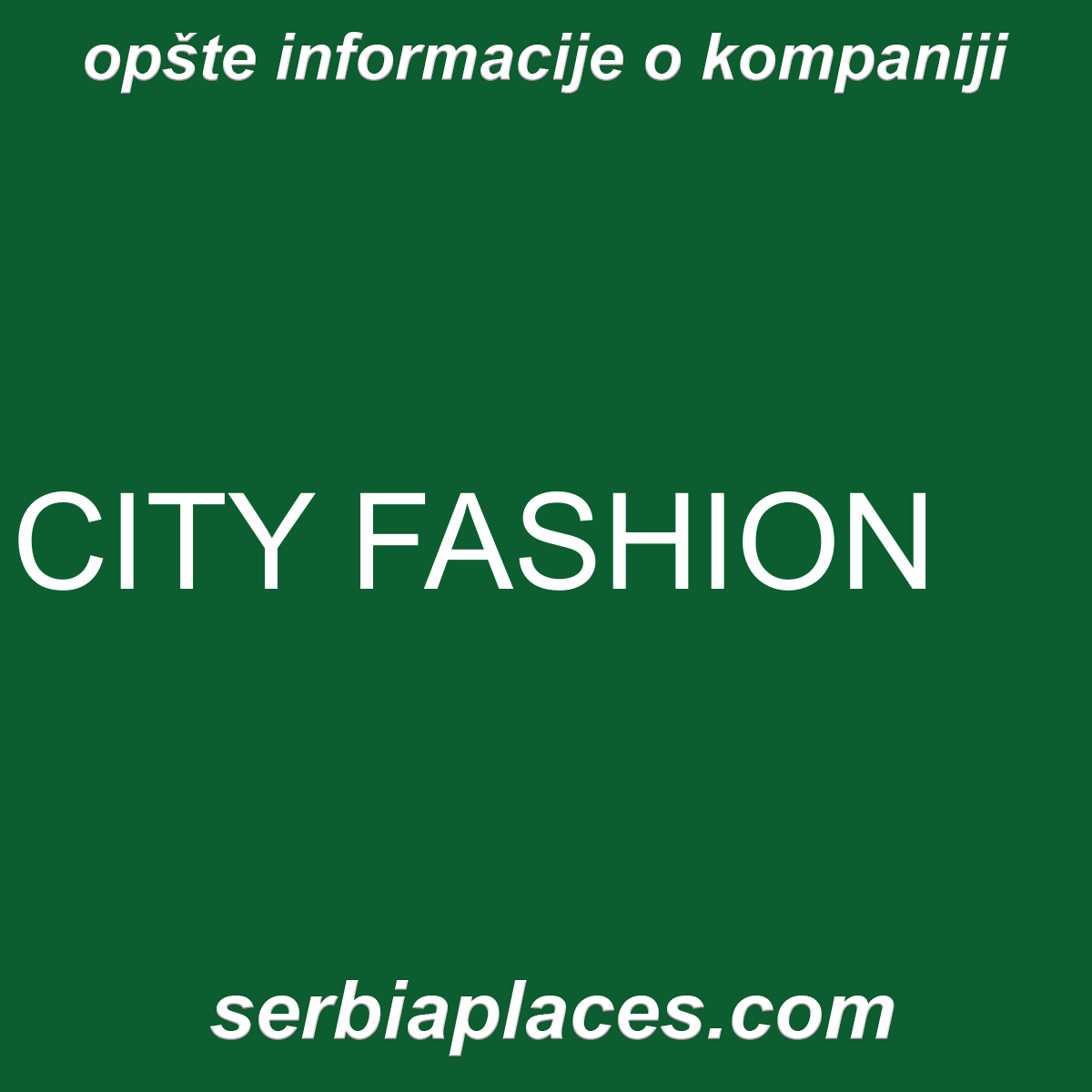 CITY FASHION