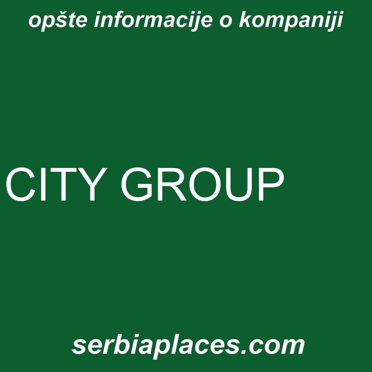CITY GROUP