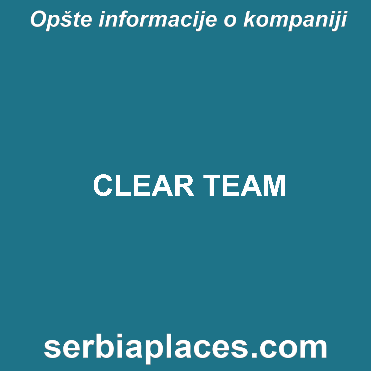 CLEAR TEAM