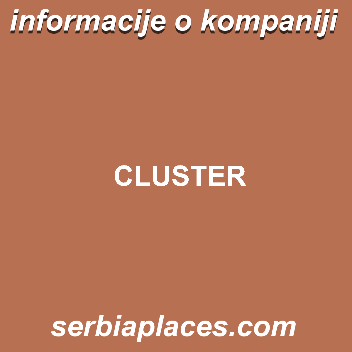 CLUSTER