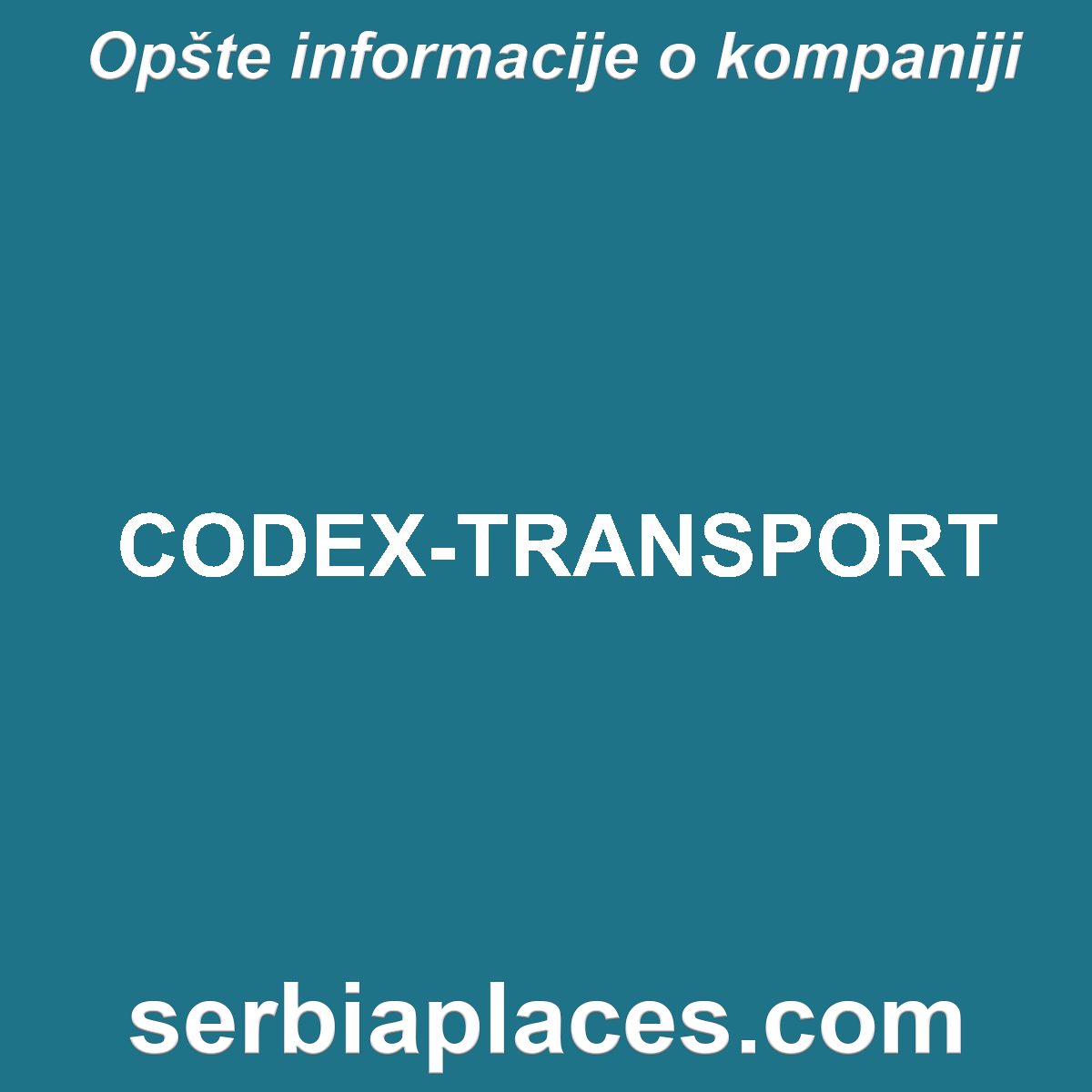 CODEX-TRANSPORT