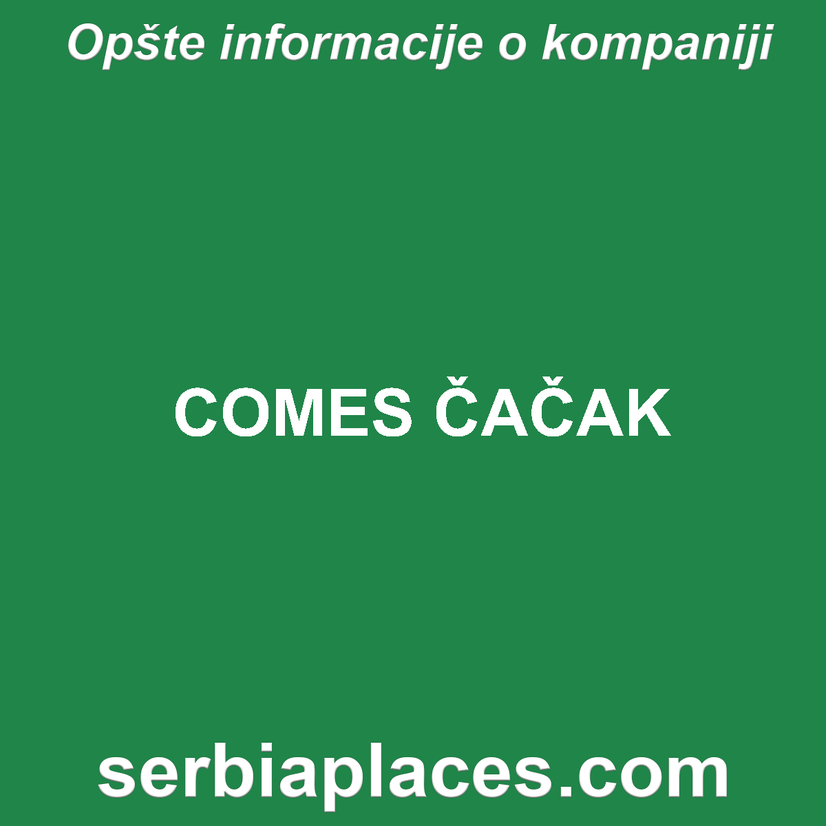 COMES ČAČAK